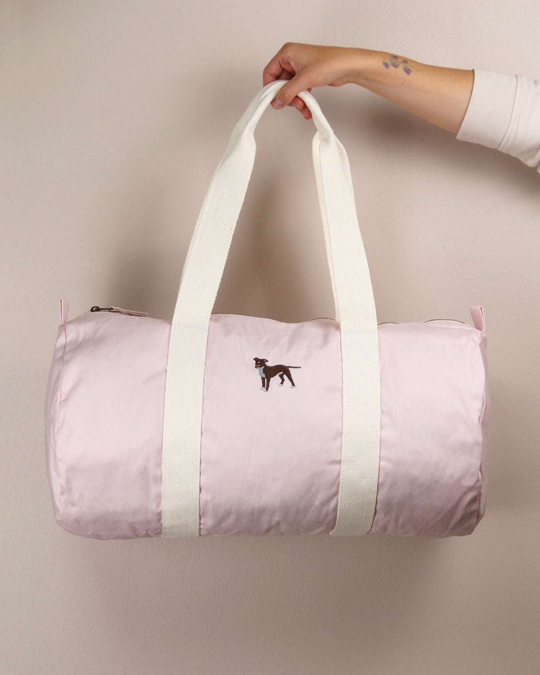 Staffie Barrel Bag - Pink
