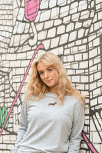 Load image into Gallery viewer, Unisex Dachshund Sweatshirt - Grey