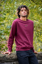 Load image into Gallery viewer, Unisex Dachshund Sweatshirt - Burgundy