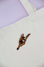 Load image into Gallery viewer, Red Panda Tote Bag - Natural

