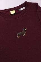 Load image into Gallery viewer, Unisex Dachshund Sweatshirt - Burgundy