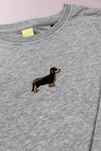 Load image into Gallery viewer, Unisex Dachshund Sweatshirt - Grey