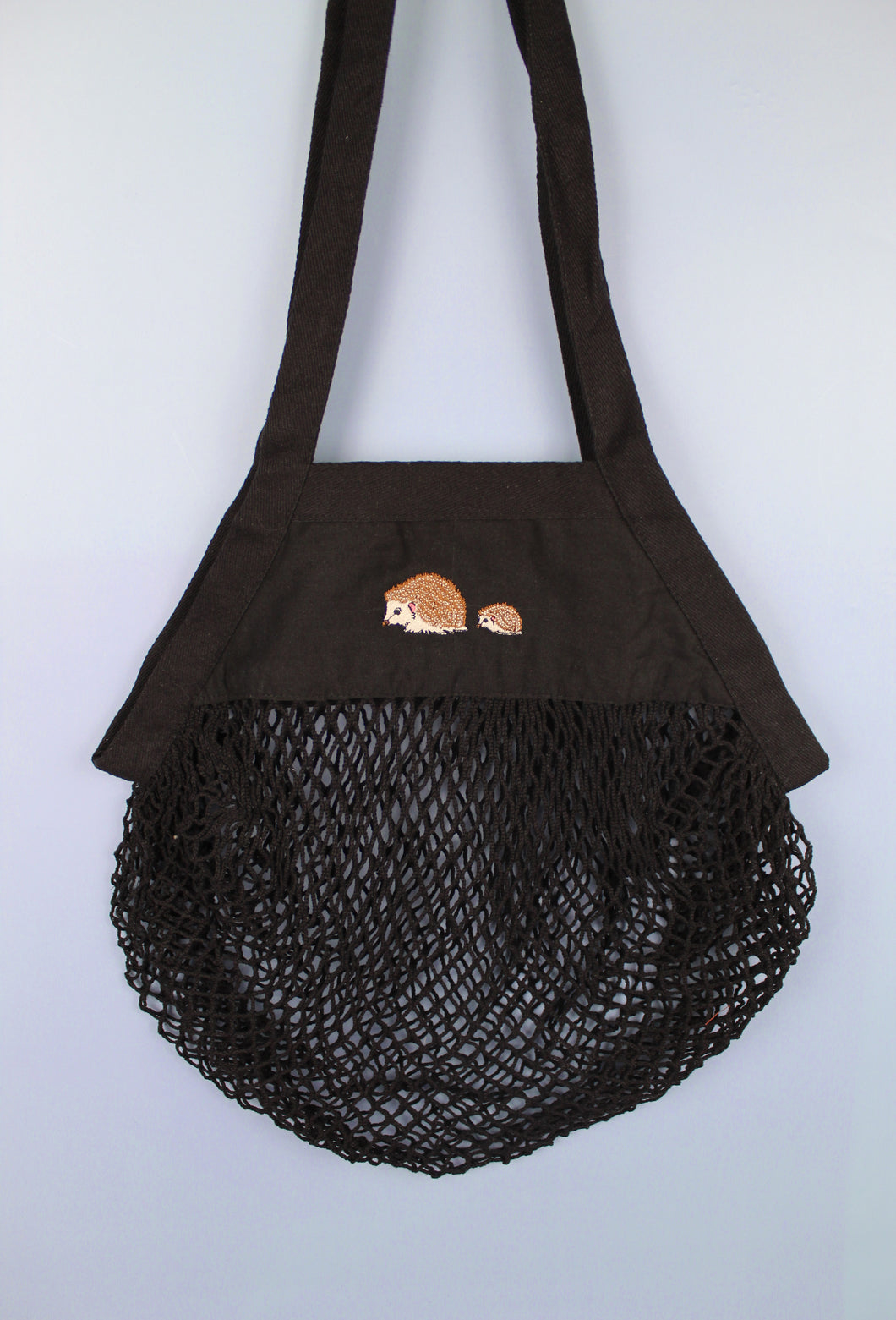 Hedgehog Mesh Bag - Black