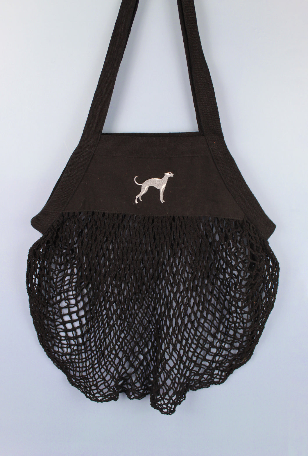 Greyhound Mesh Bag - Black