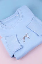 Load image into Gallery viewer, Greyhound Sweatshirt - Sky Blue
