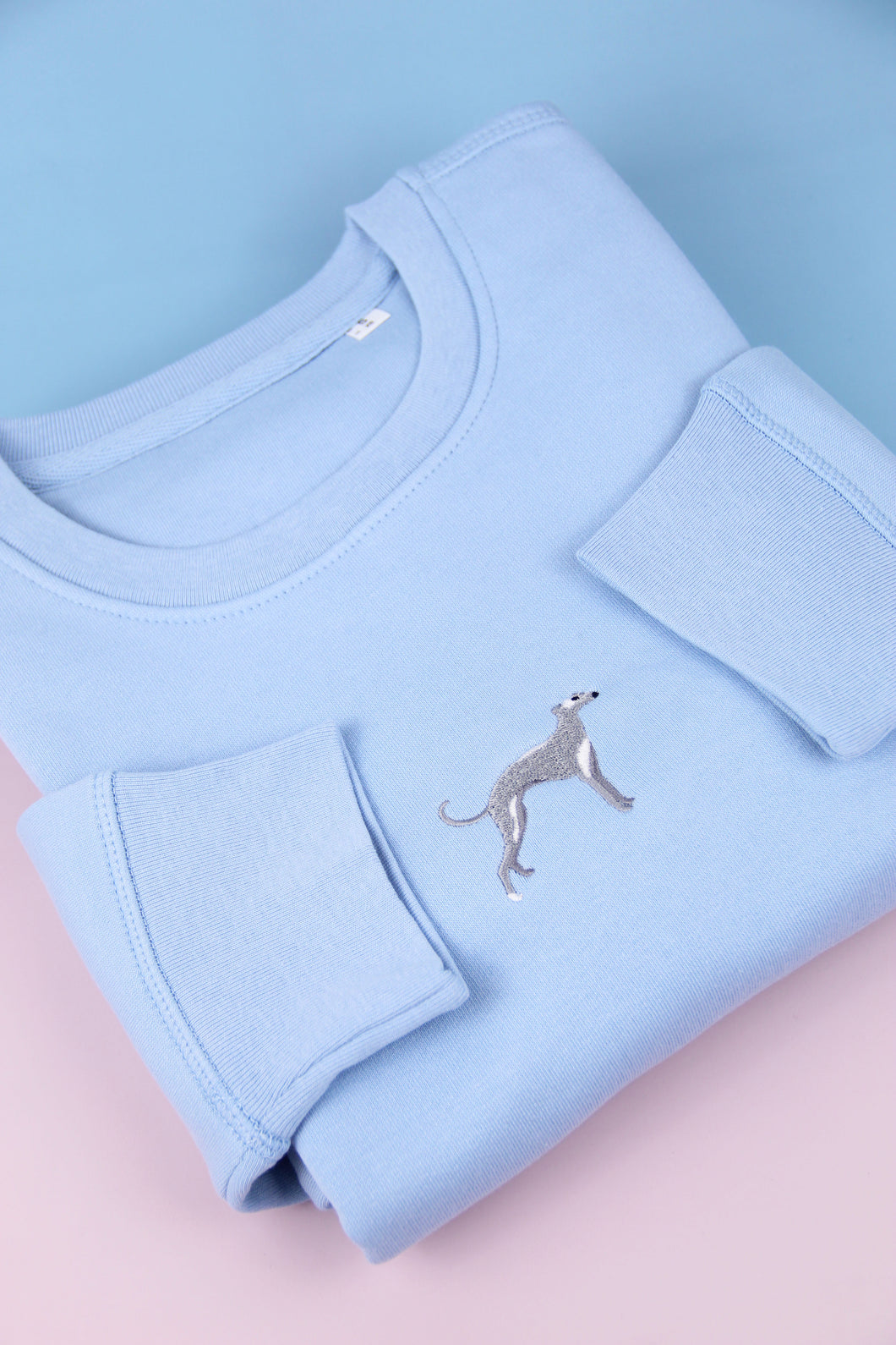 Greyhound Sweatshirt - Sky Blue