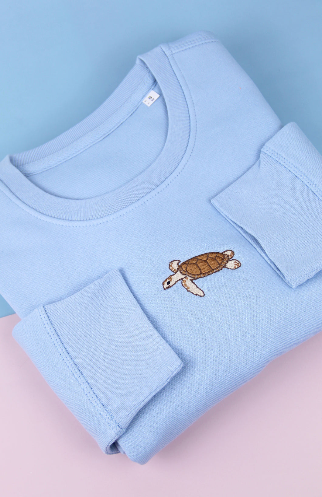 Sea Turtle Sweatshirt - Sky Blue