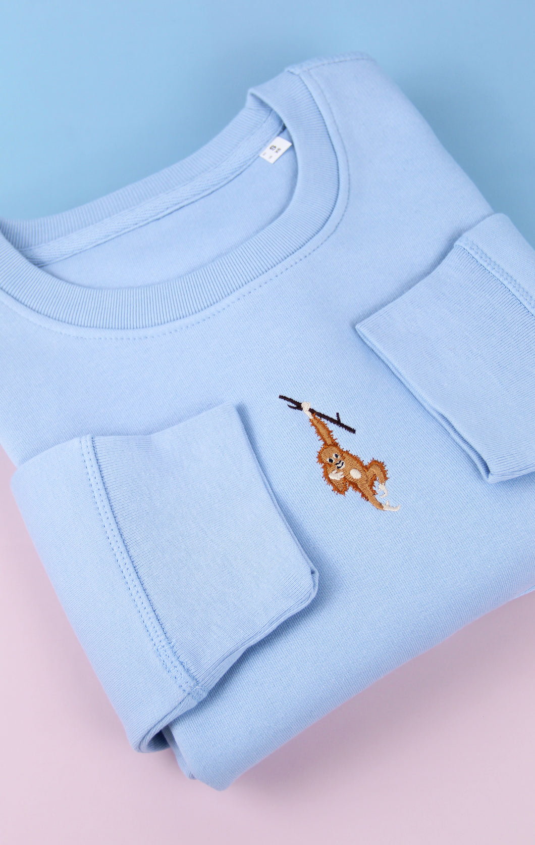 Orangutan Sweatshirt - Sky Blue