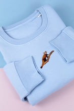 Load image into Gallery viewer, Red Panda Sweatshirt - Sky Blue

