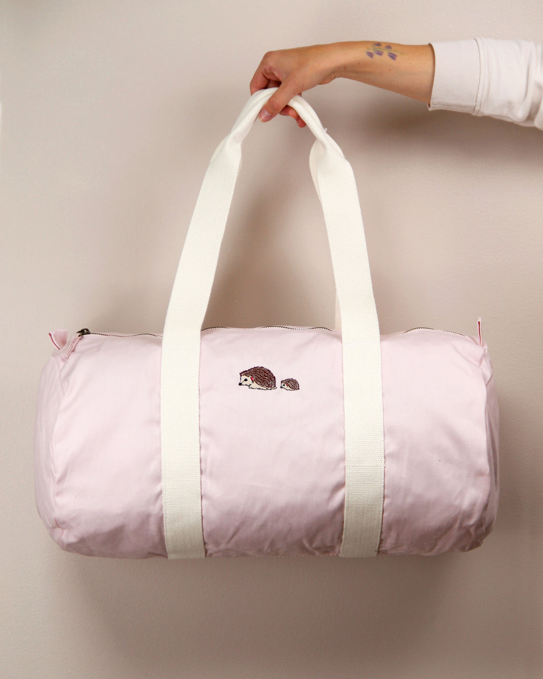 Hedgehog Barrel Bag - Pink