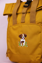 Load image into Gallery viewer, Spaniel Recycled Backpack - Mustard
