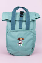 Load image into Gallery viewer, Spaniel Recycled Backpack - Sage
