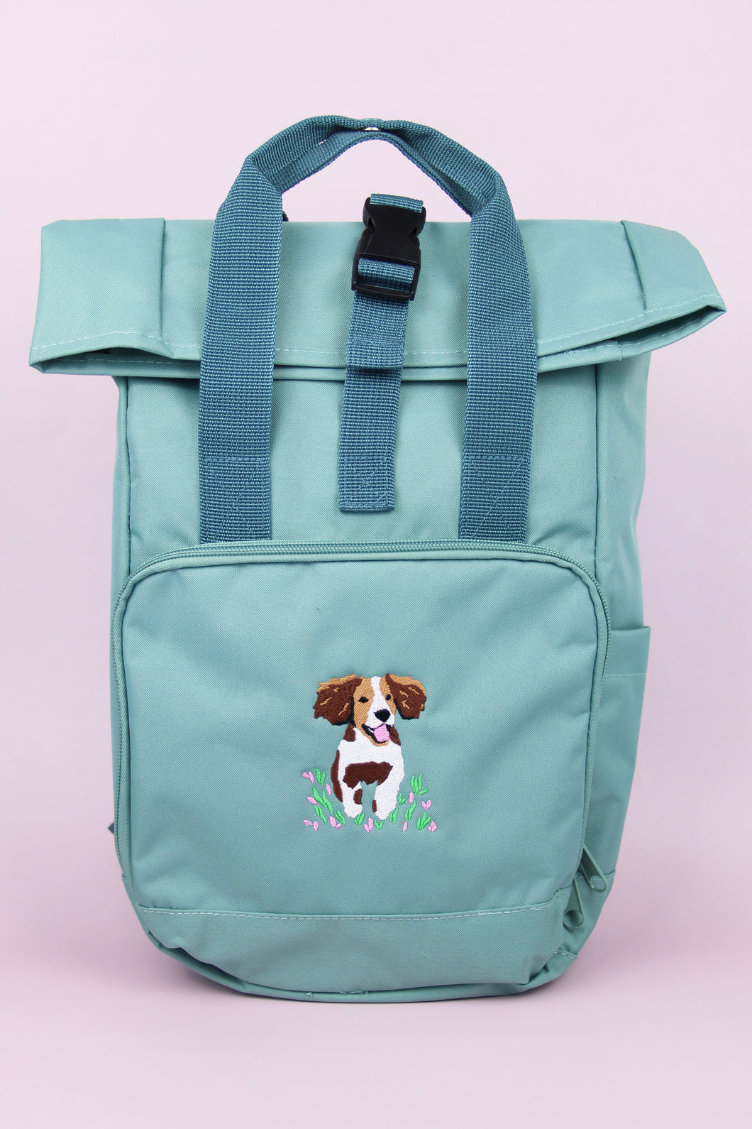 Spaniel Recycled Backpack - Sage