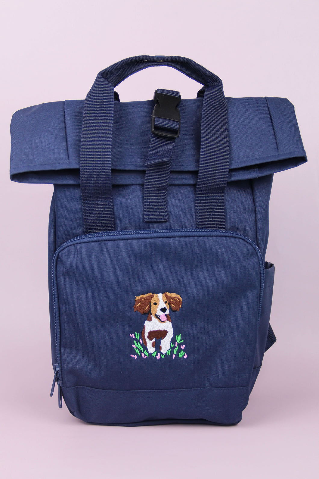 Spaniel Recycled Backpack - Navy