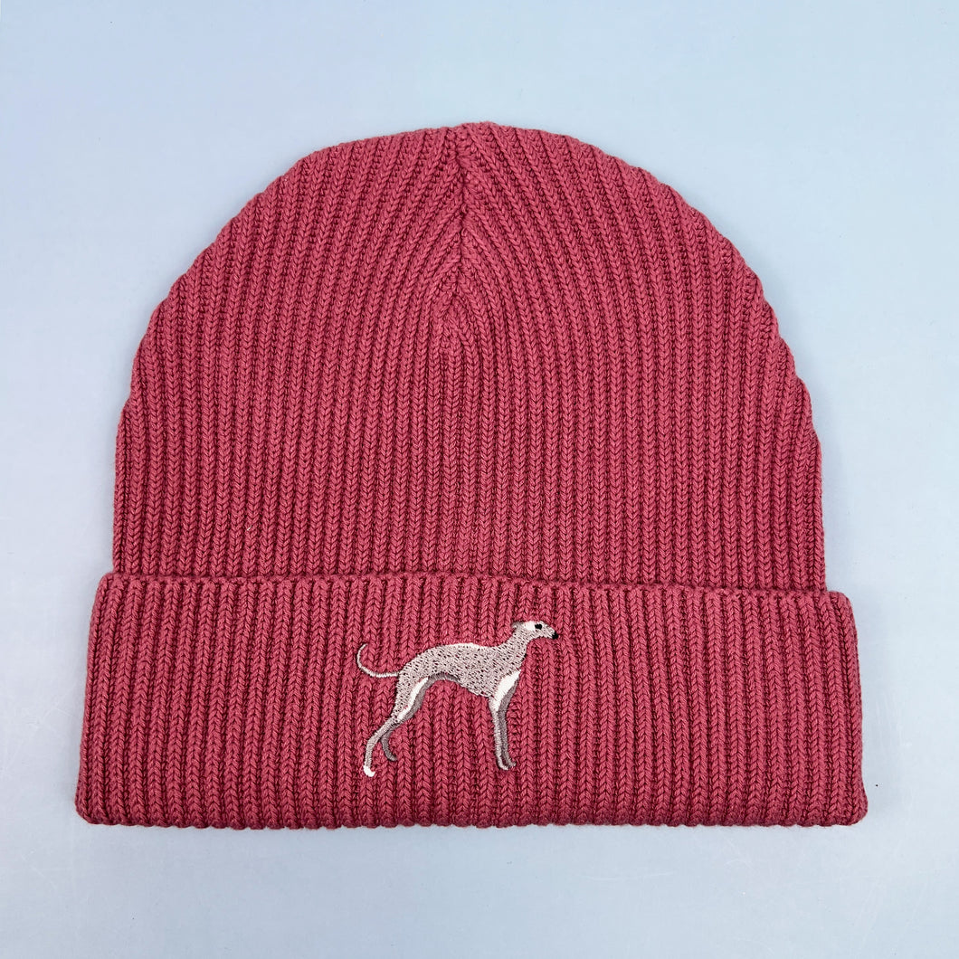 Greyhound Beanie - Rose