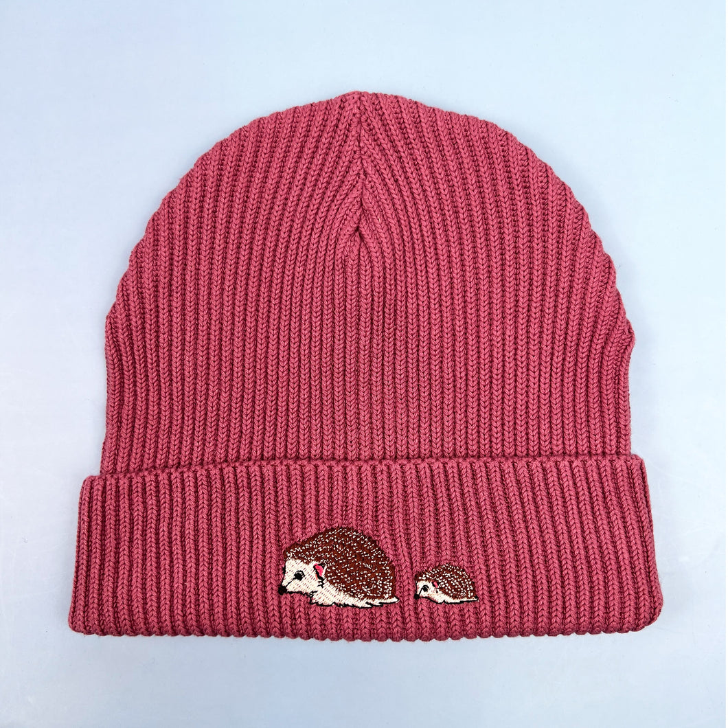 Hedgehog Beanie - Rose