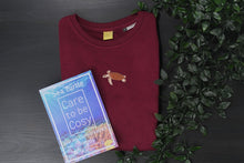 Load image into Gallery viewer, Unisex Sea Turtle Sweatshirt - Burgundy
