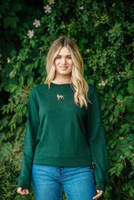 Load image into Gallery viewer, Women&#39;s Staffie Sweatshirt - Green
