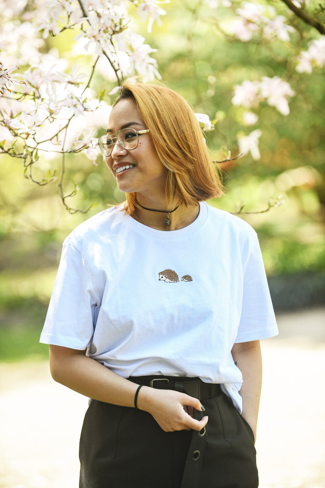 Women's Hedgehog T-Shirt - White
