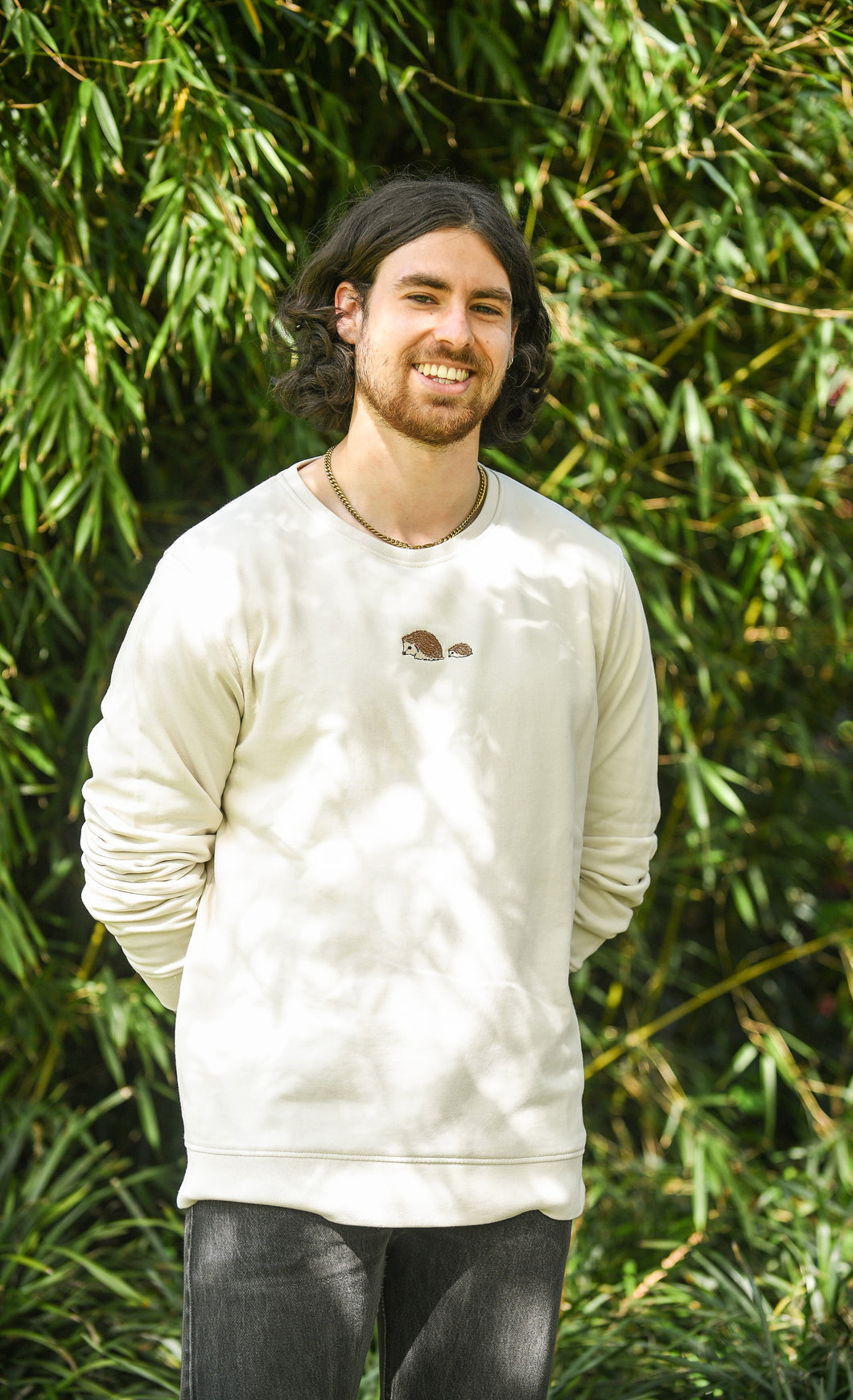 Men's Hedgehog Sweatshirt - Off White