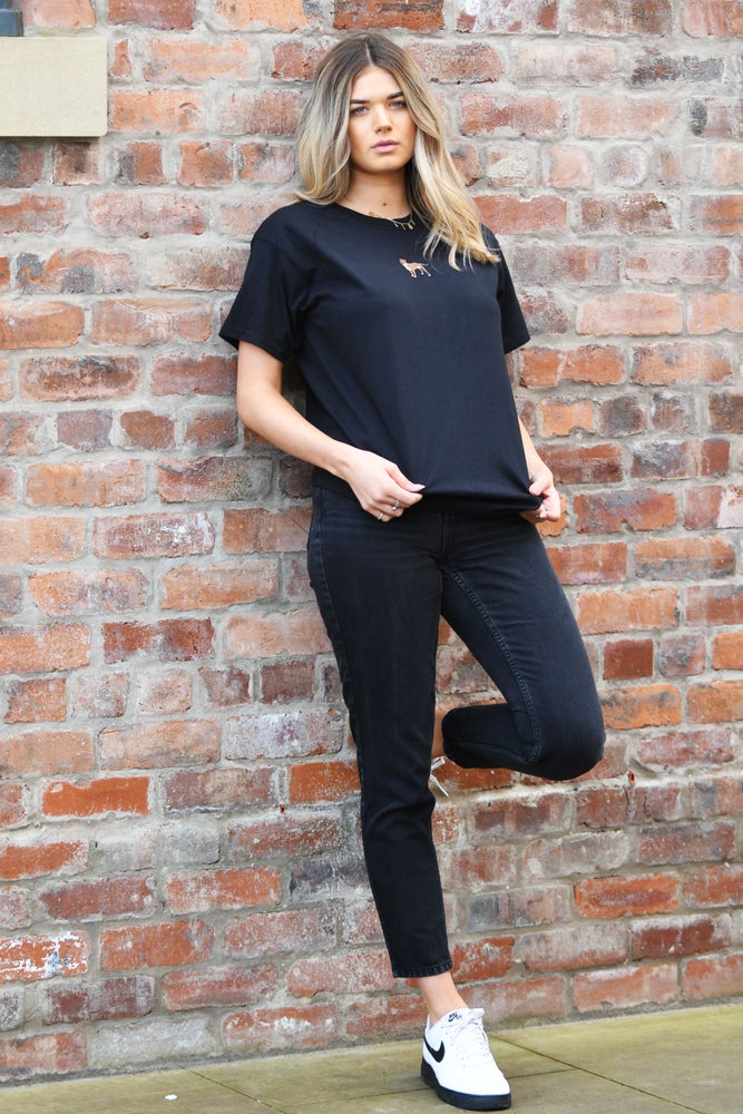 Women's Staffie T-Shirt - Black