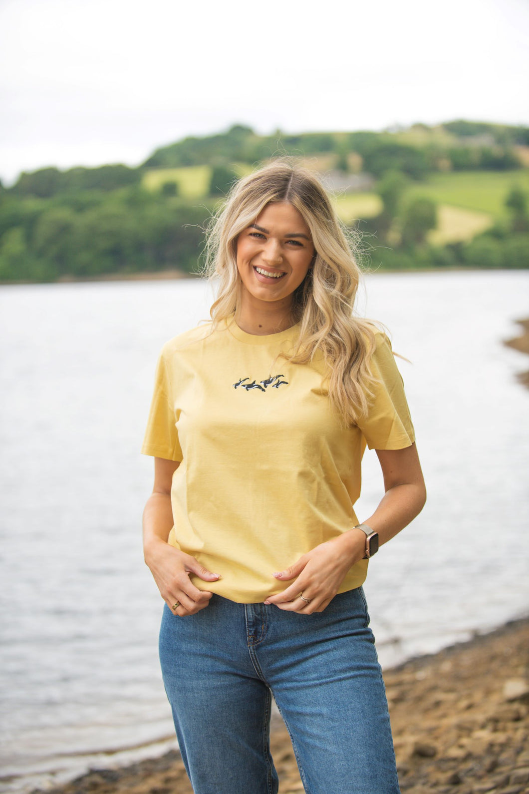 Women's Orca Pod T-Shirt - Yellow (Limited Edition)