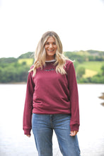 Load image into Gallery viewer, Women&#39;s Orca Pod Sweatshirt - Burgundy
