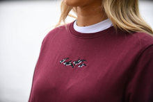 Load image into Gallery viewer, Women&#39;s Orca Pod Sweatshirt - Burgundy
