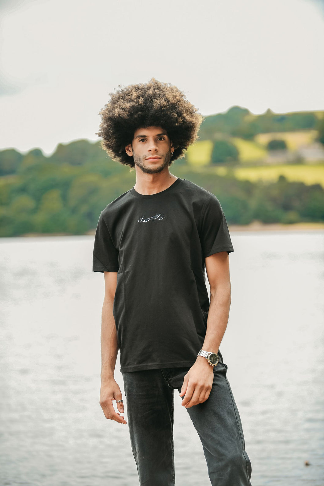 Men's Orca Pod T-Shirt - Black