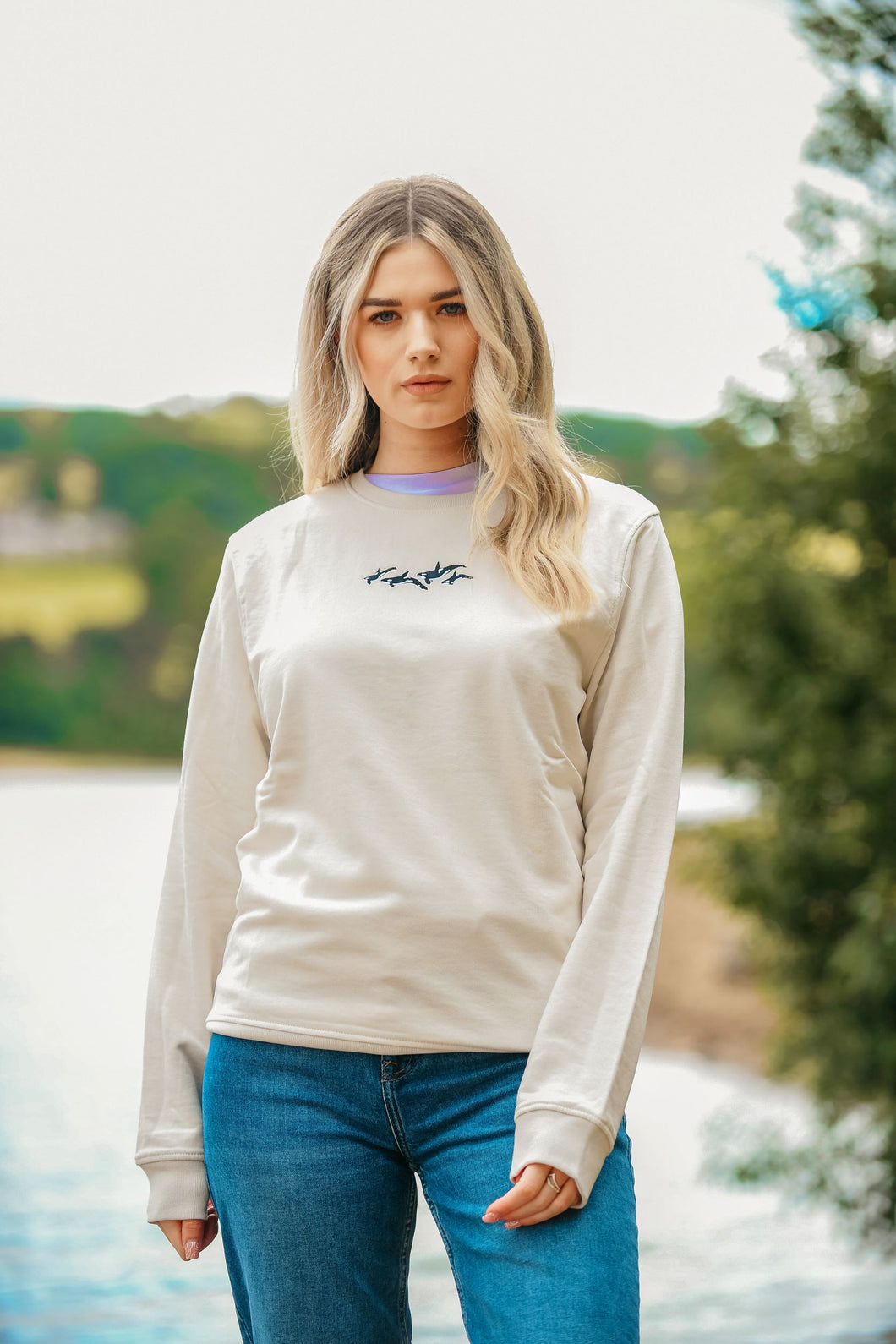 Women's Orca Pod Sweatshirt - Off White