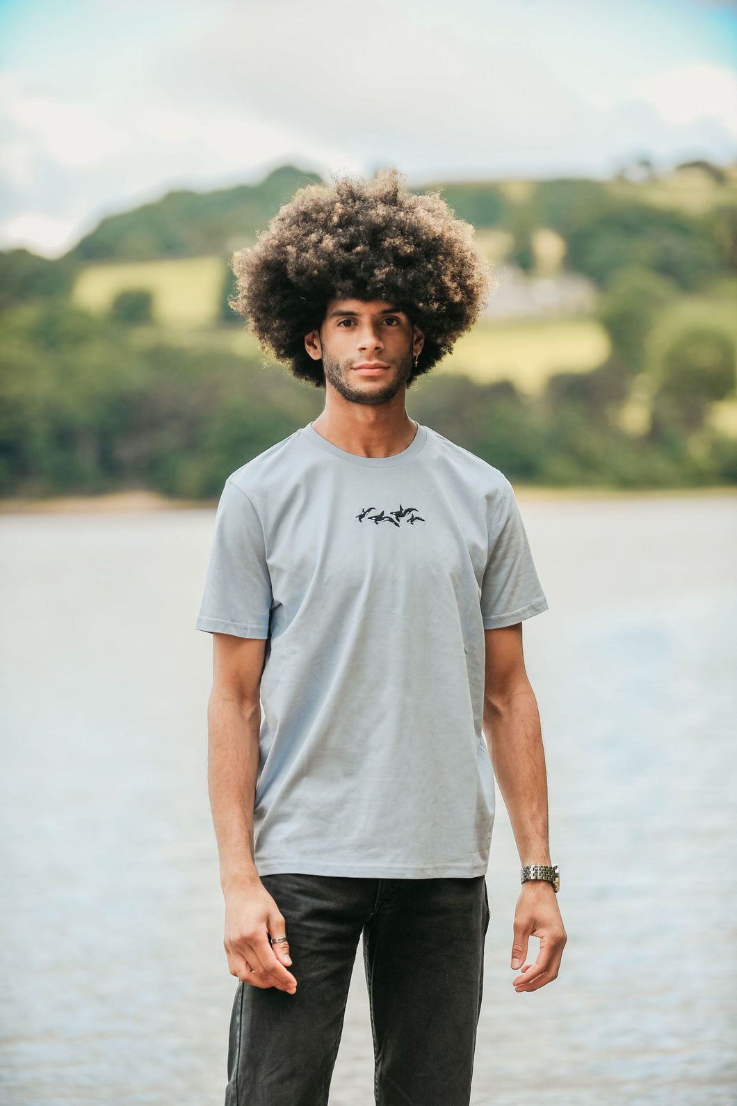 Men's Orca Pod T-Shirt - Blue