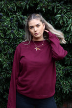 Load image into Gallery viewer, Unisex Sea Turtle Sweatshirt - Burgundy
