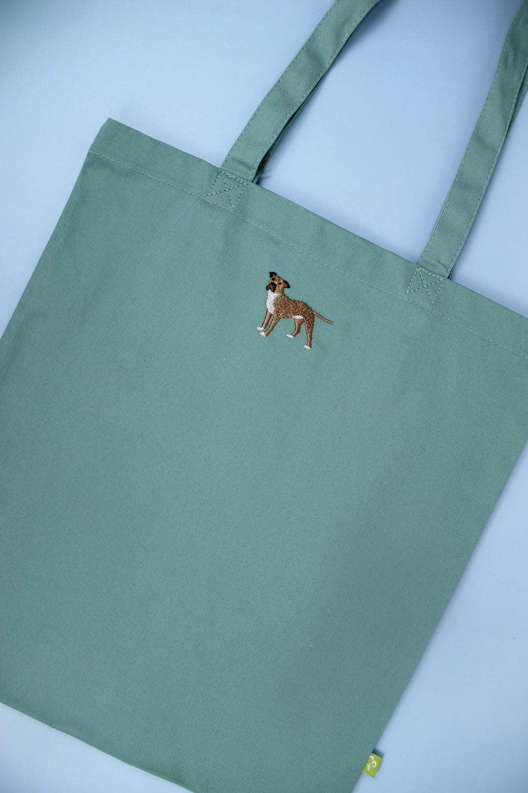 Staffie Tote Bag - Turquoise
