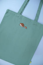 Load image into Gallery viewer, Hedgehog Tote Bag - Turquoise
