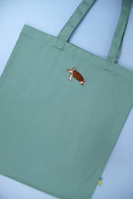 Load image into Gallery viewer, Sea Turtle Tote Bag - Turquoise
