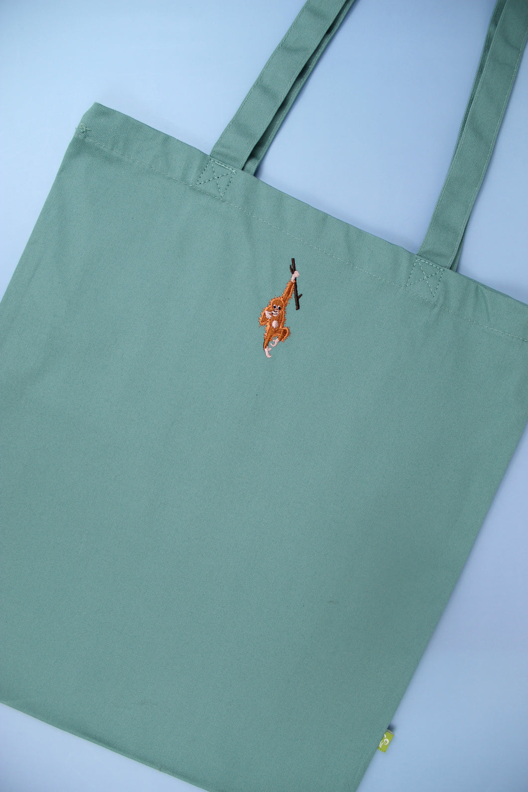 Orangutan Tote Bag - Turquoise