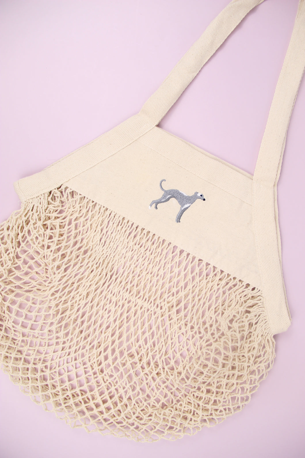 Greyhound Mesh Bag - Natural