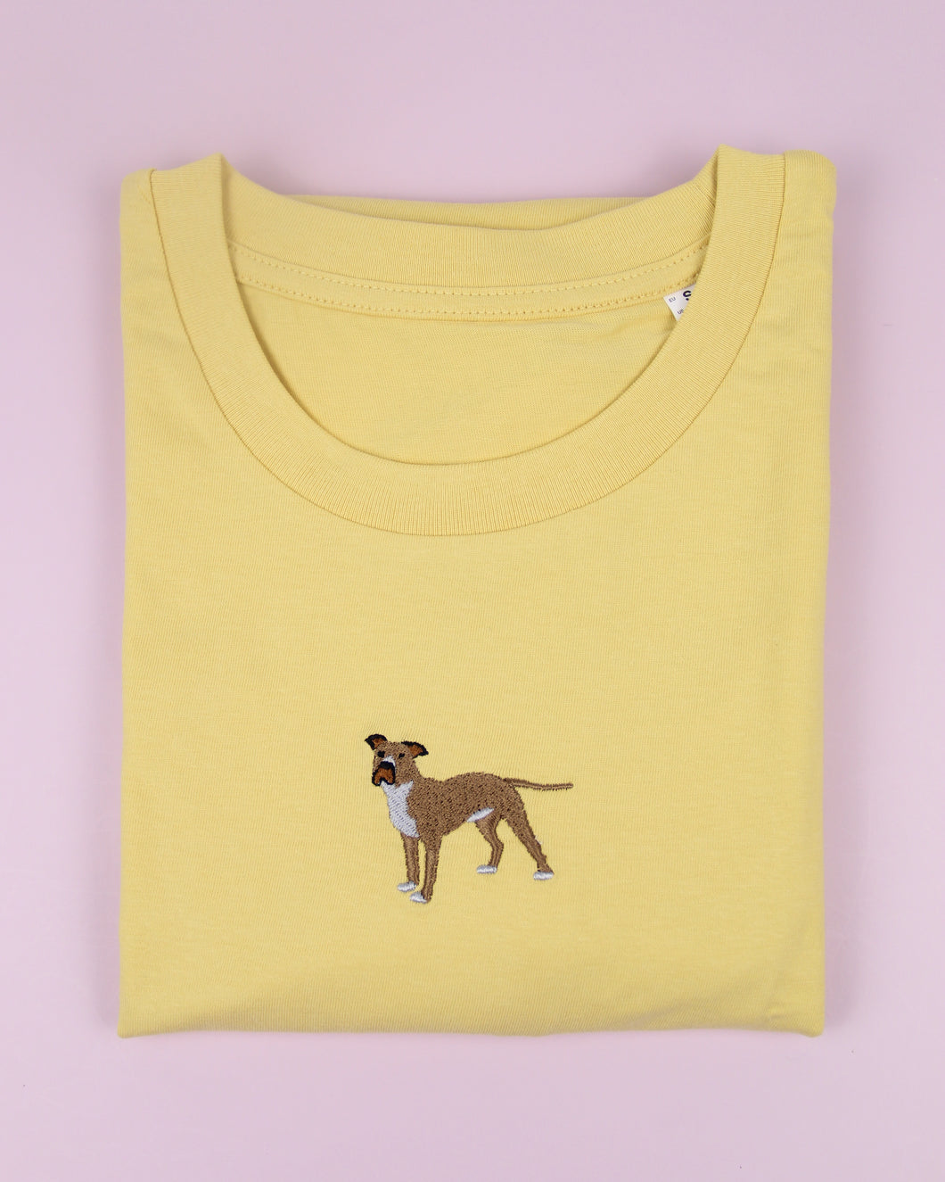 Staffie T-Shirt - Yellow (Limited Edition)