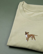 Load image into Gallery viewer, Unisex Staffie T-Shirt - Sage
