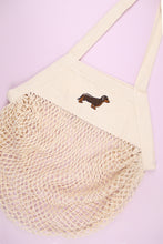 Load image into Gallery viewer, Dachshund Mesh Bag - Natural
