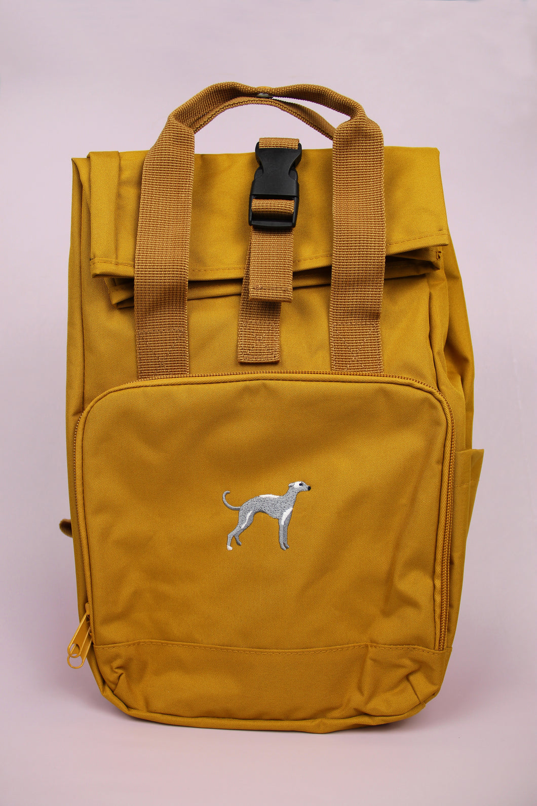 Greyhound Recycled Backpack - Mustard