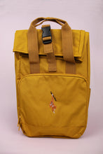 Load image into Gallery viewer, Orangutan Recycled Backpack - Mustard
