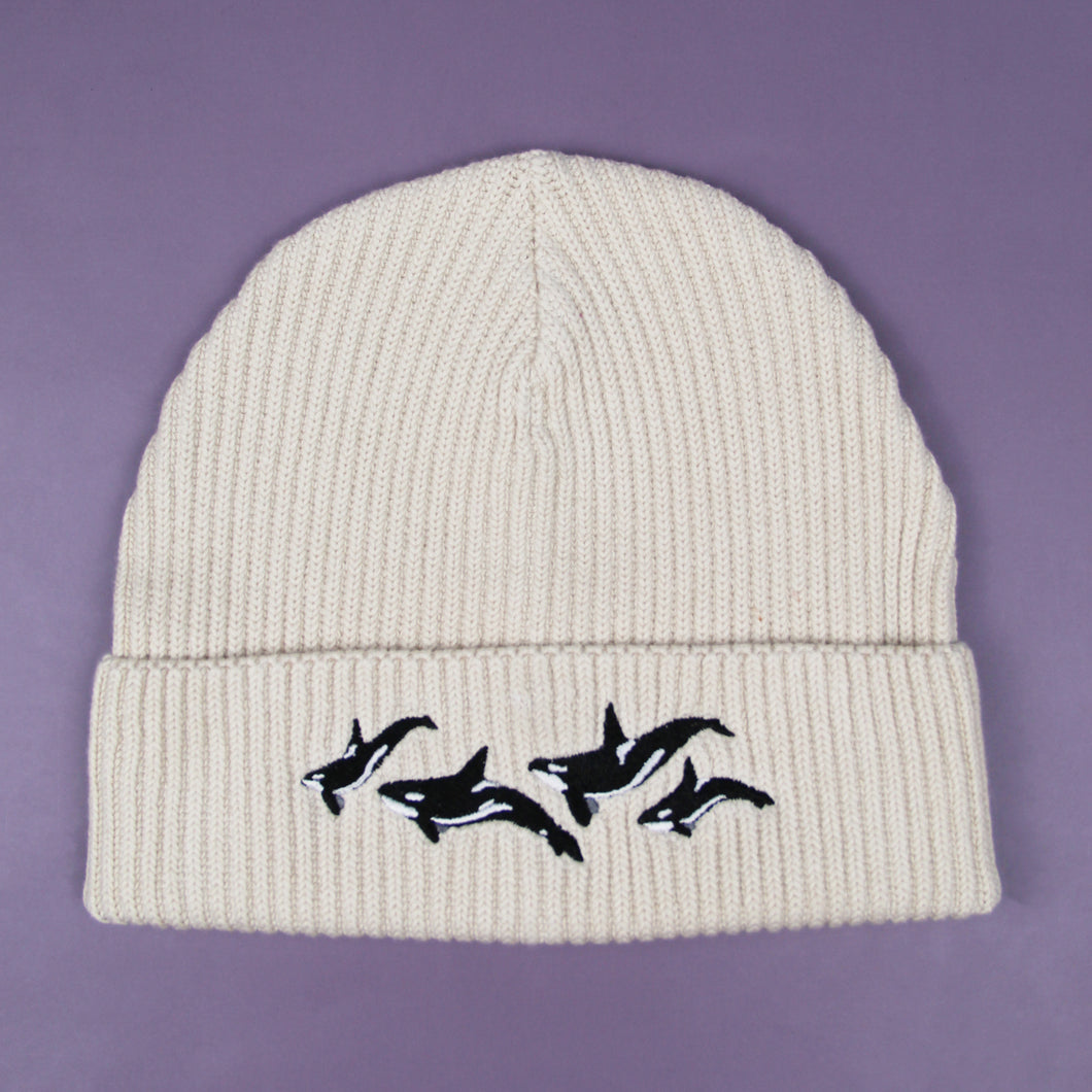 Orca Pod Beanie - Natural