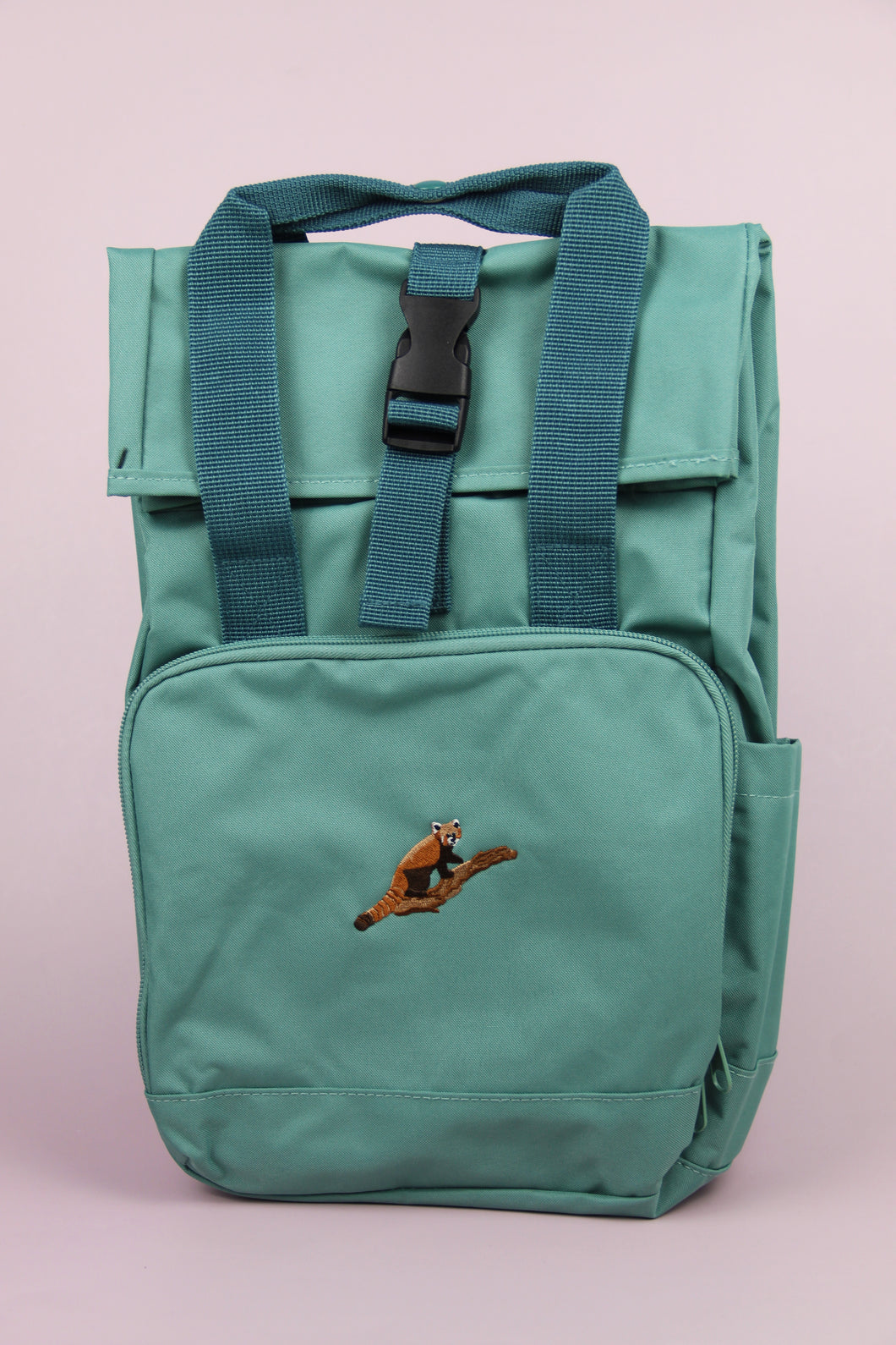 Red Panda Recycled Backpack - Sage