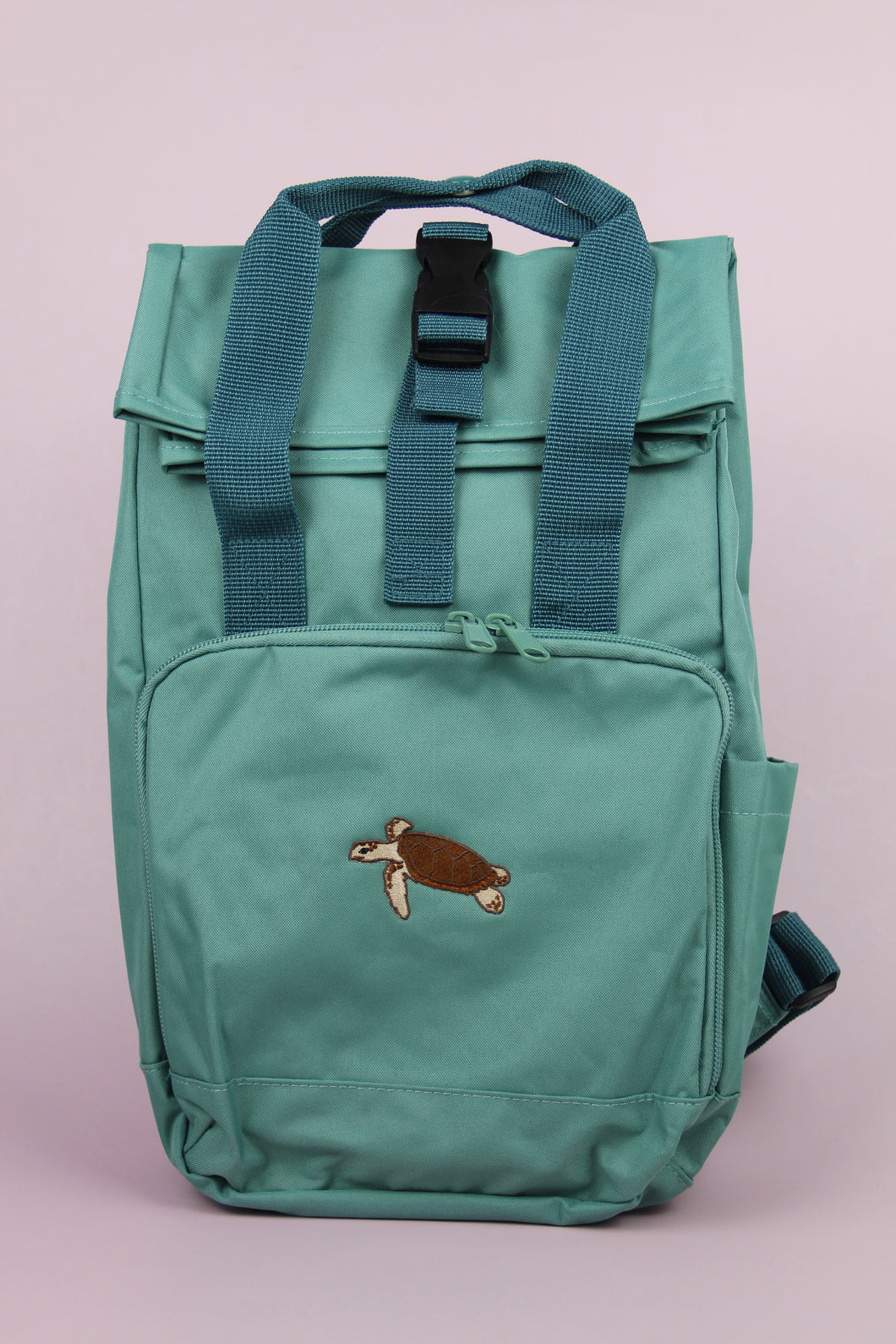 Sea Turtle Recycled Backpack - Sage