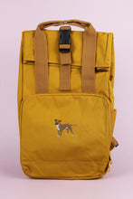 Load image into Gallery viewer, Staffie Recycled Backpack - Mustard
