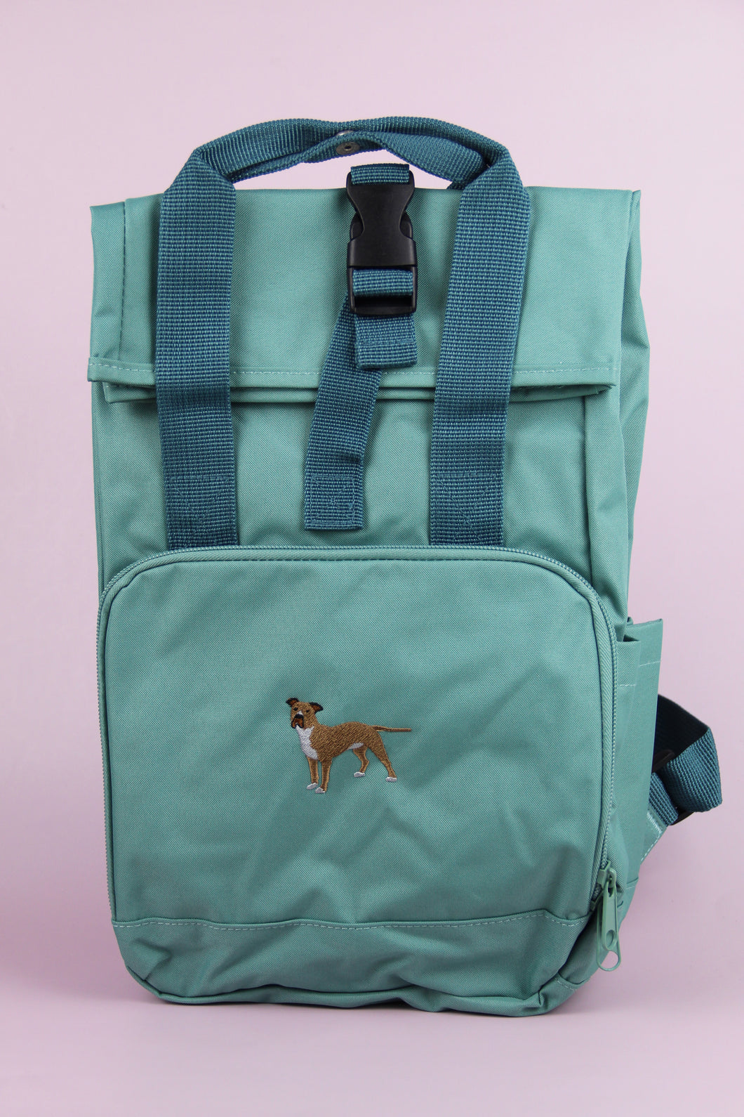 Staffie Recycled Backpack - Sage