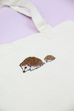 Load image into Gallery viewer, Hedgehog Tote Bag - Natural
