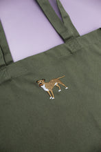 Load image into Gallery viewer, Staffie Tote Bag - Olive
