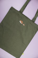 Load image into Gallery viewer, Hedgehog Tote Bag - Olive
